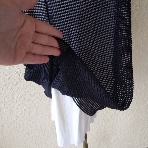 Zara‎ Black Sheer Mesh Mini Casual Dress - Picture 3 of 6